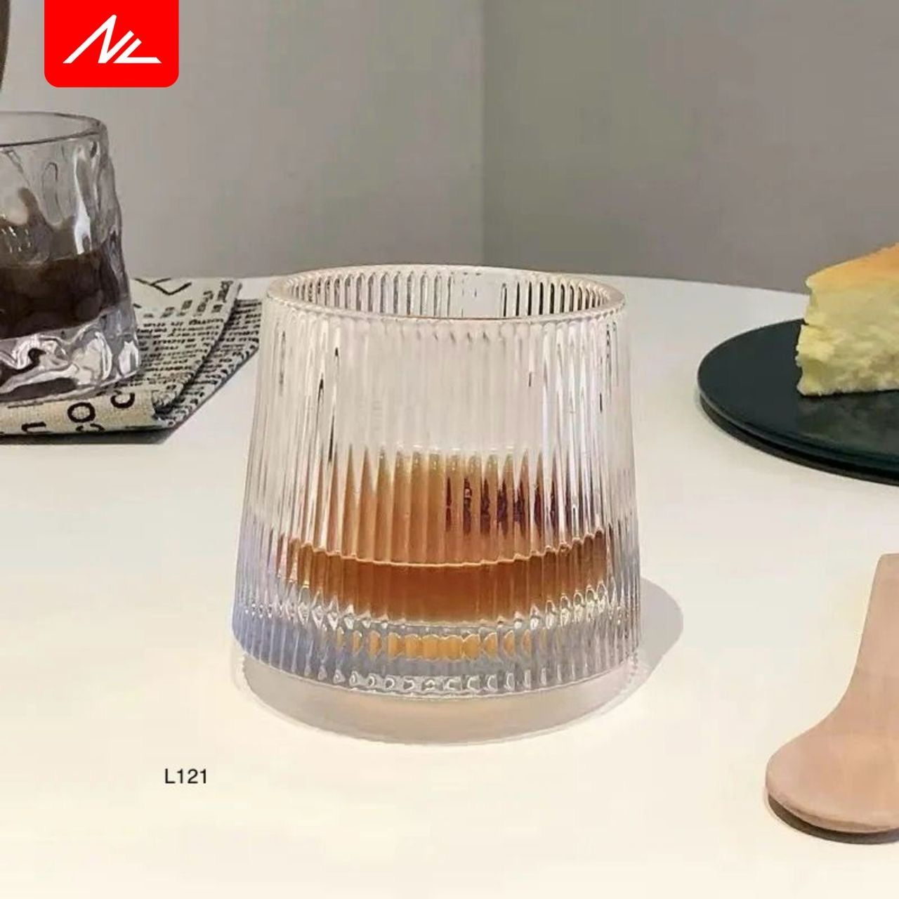 CL121 | كُوب  زُجاجي دَوار