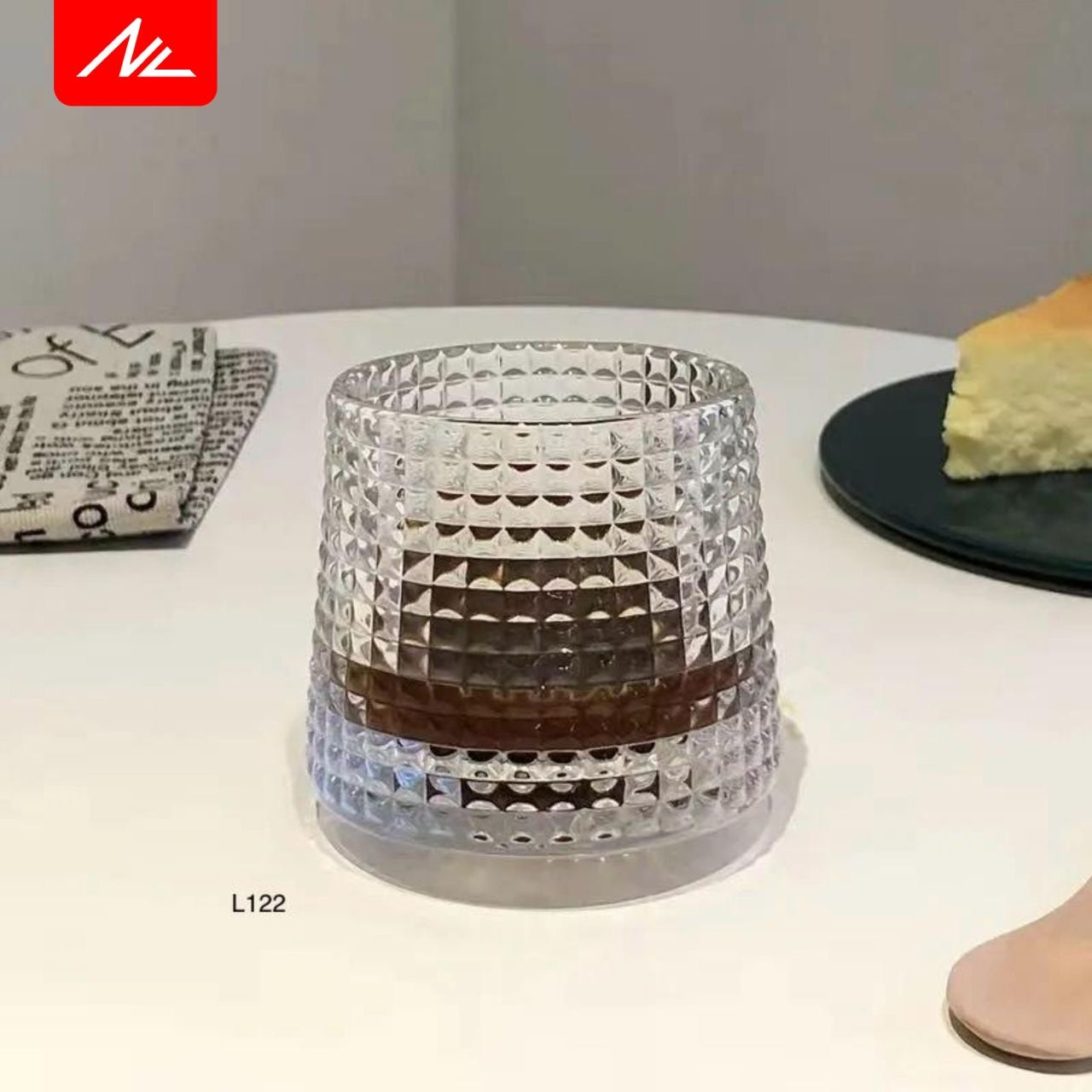CL122 | كُوب  زُجاجي دَوار
