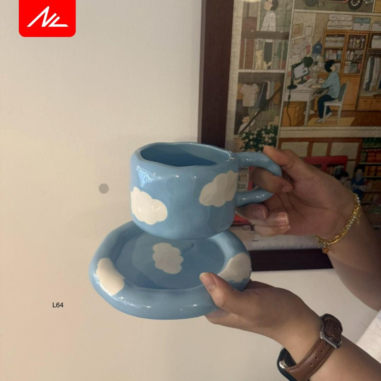 BL64 | كُوب الكابتشينو 😍